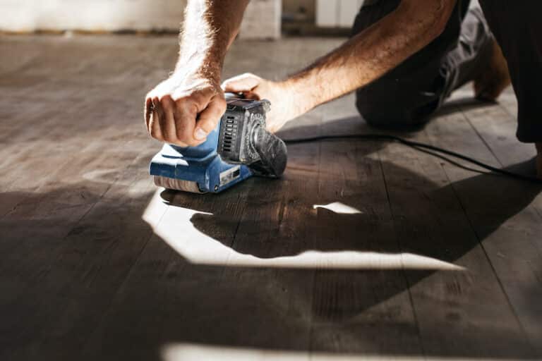 sanding floor