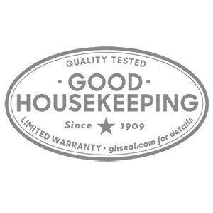 good housekeeping logo greyscale